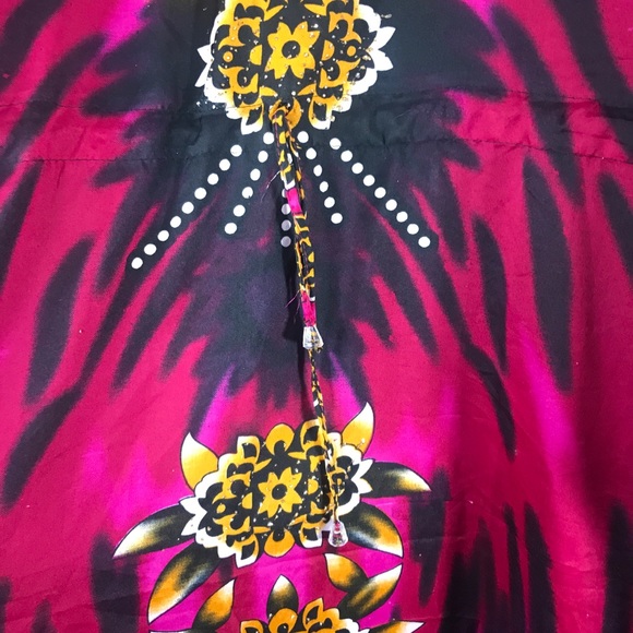 TRUE ROCK Maxi Pink Print Gafton Lightweight Dress - Picture 8 of 10